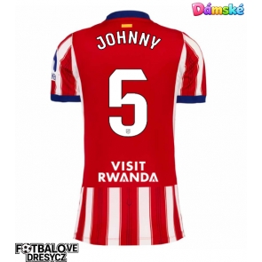 Atletico Madrid Johnny Cardoso #5 Dámské Domácí Dres 2026-27 Krátký Rukáv